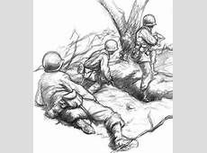 230x170 American Ww2 Soldier Drawing - Ww2 Soldier Sketch