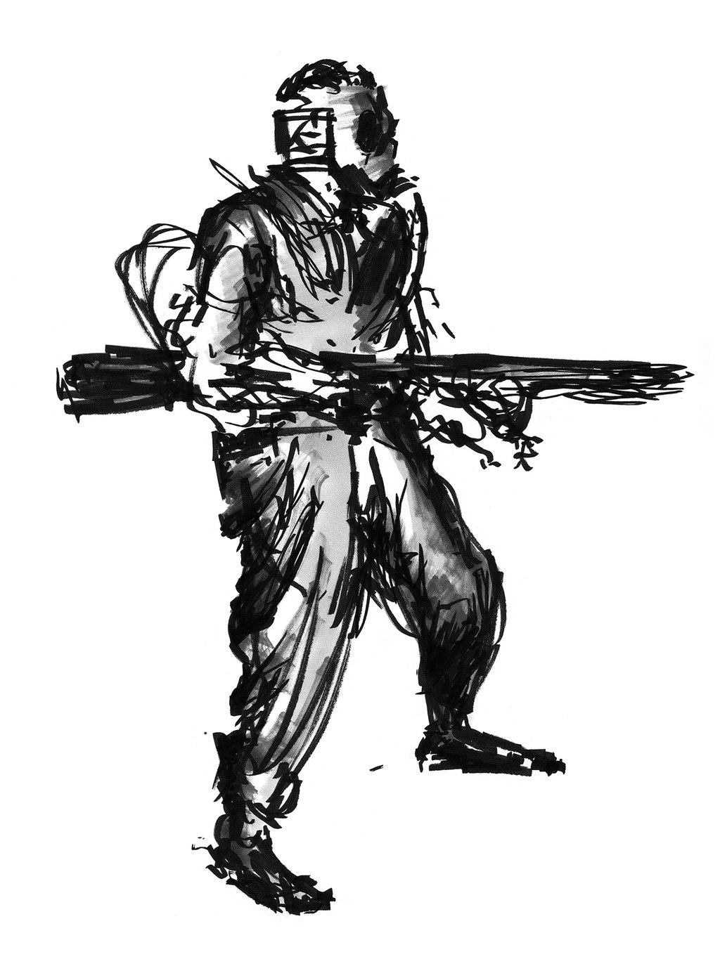 1024x1365 Ww2 Soldier - Ww2 Soldier Sketch