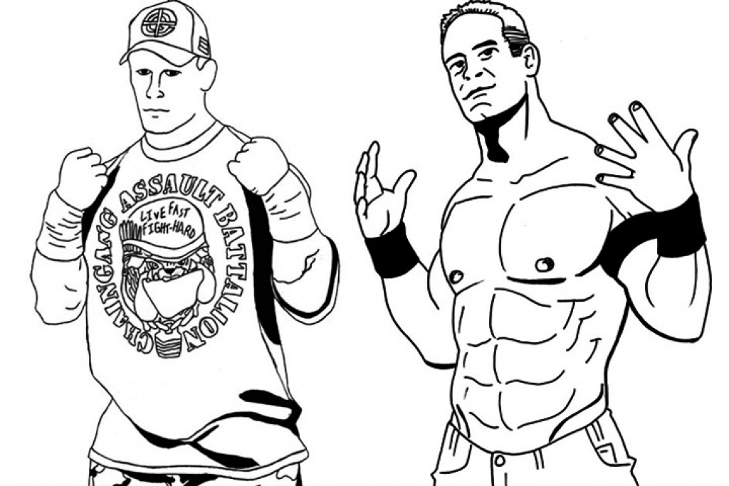 Wwe John Cena Sketch at PaintingValley.com | Explore collection of Wwe ...