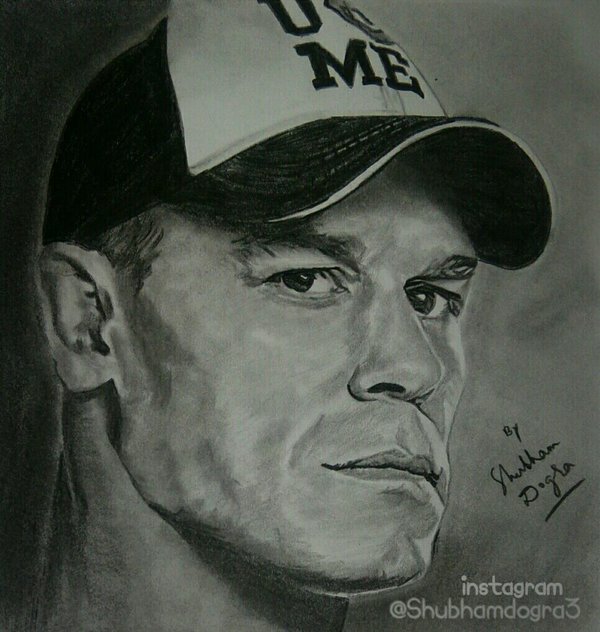 600x632 Pictures John Cena Pencil Sketch Image, - Wwe John Cena Sketch