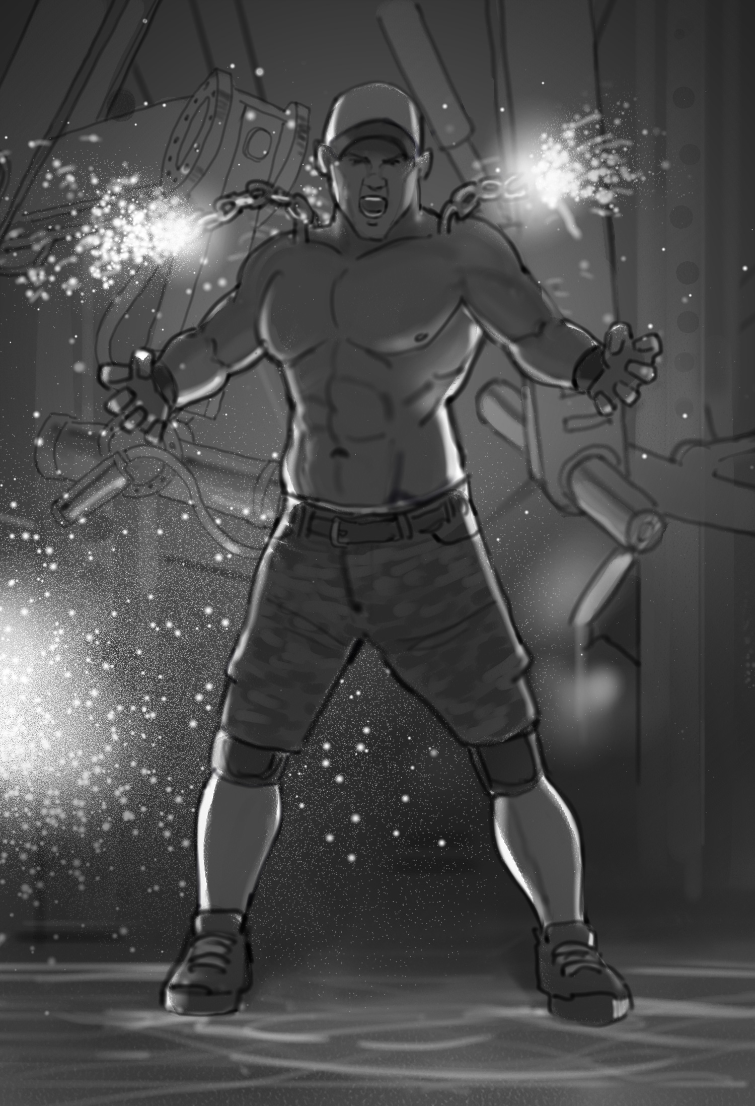 1500x2196 V1tal - Wwe John Cena Sketch