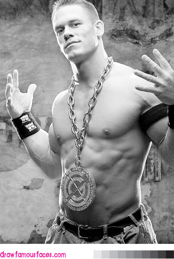 600x890 Drawn Pencil John Cena Free Collection Download And Share Drawn - Wwe John Cena Sketch