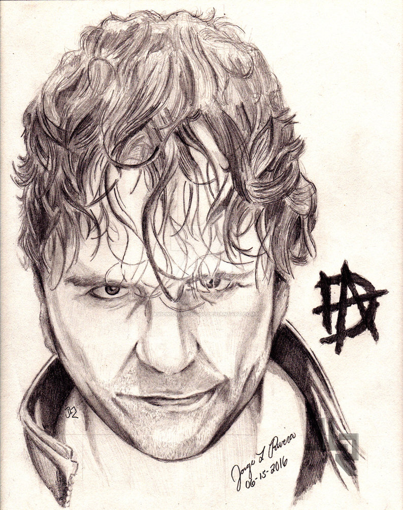 794x1006 Wwe Dean Ambrose Sketch By Steampunkj90 - Wwe Sketch