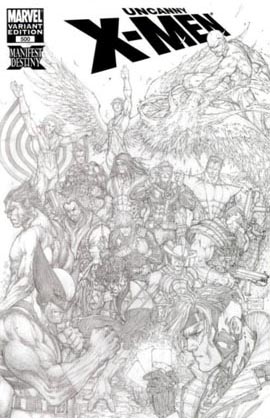 270x419 Rare Comics - X Men Sketch