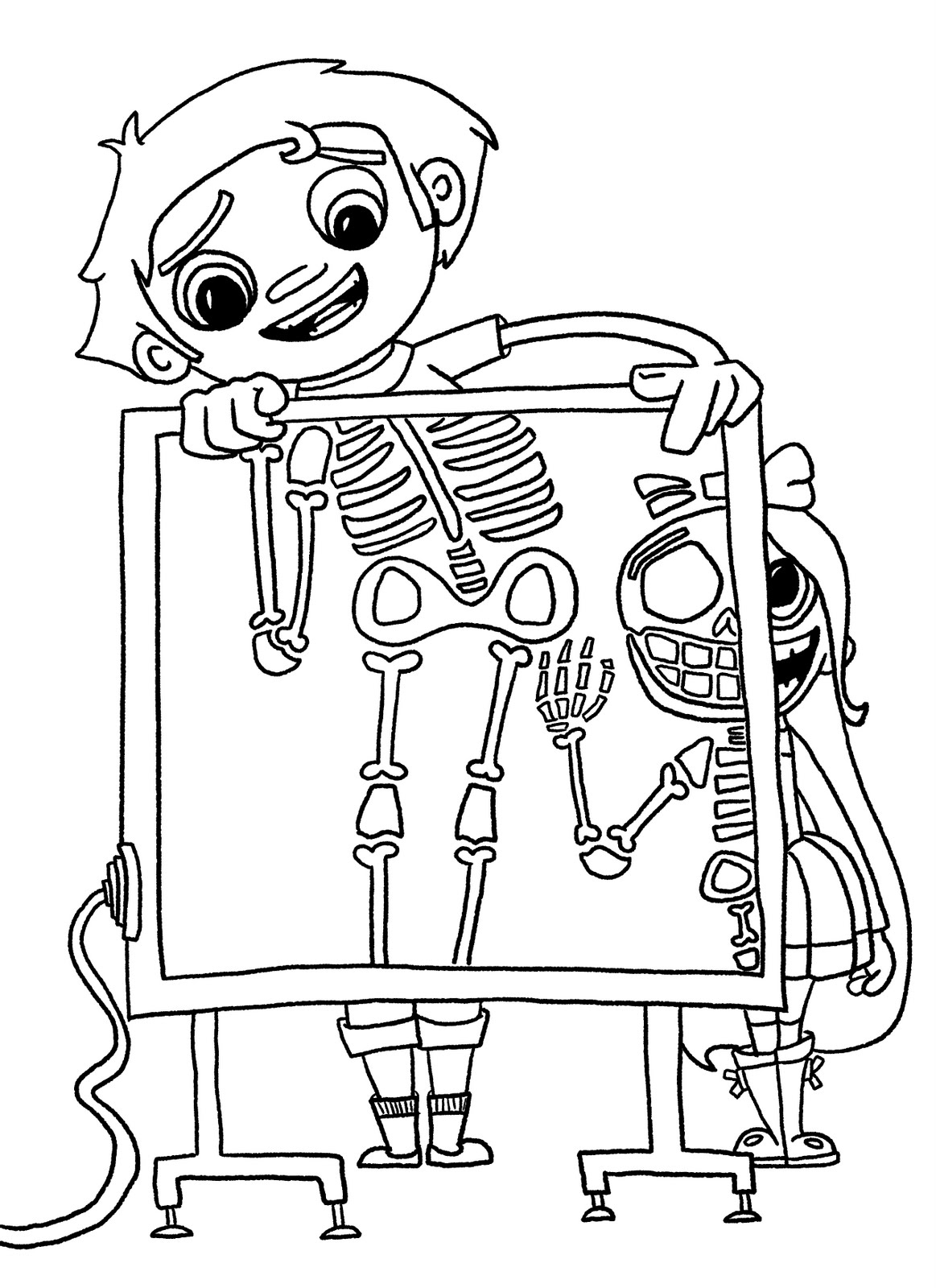 X Ray Time - X Ray Sketch. 