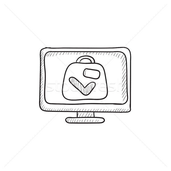 600x600 Suitcase - X Ray Sketch