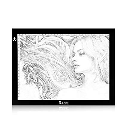 425x425 Tracing Light Pad Rtjoy A4 Ultra Thin Led Light Up Box - X Ray Sketch