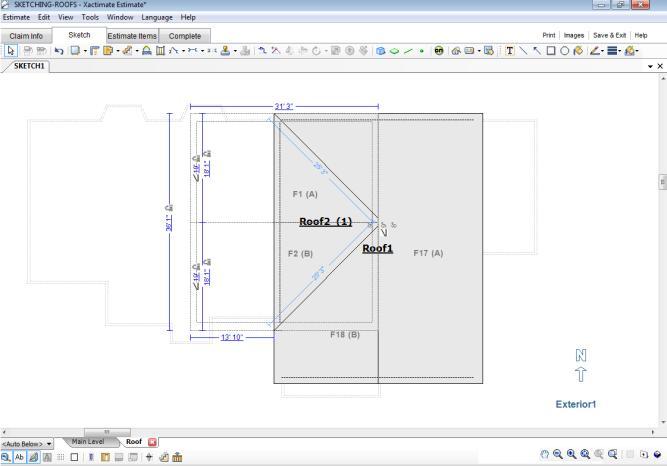 667x466 Quick Reference Sketching Roofs In Xactimate - Xactimate Sketch