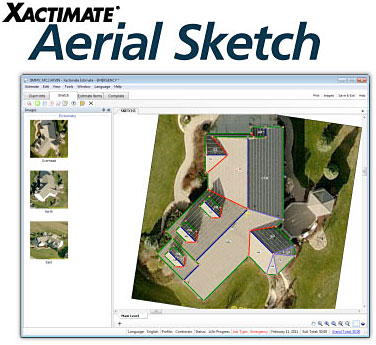 376x345 Xactware Releases Aerial Sketch For Xactimate Verisk Analytics - Xactimate Sketch