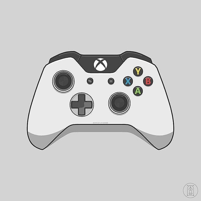 Xbox Controller Sketch at PaintingValley.com | Explore collection of