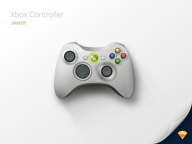 800x600 Xbox Controller Freebie By Mark Wilson - Xbox Controller Sketch