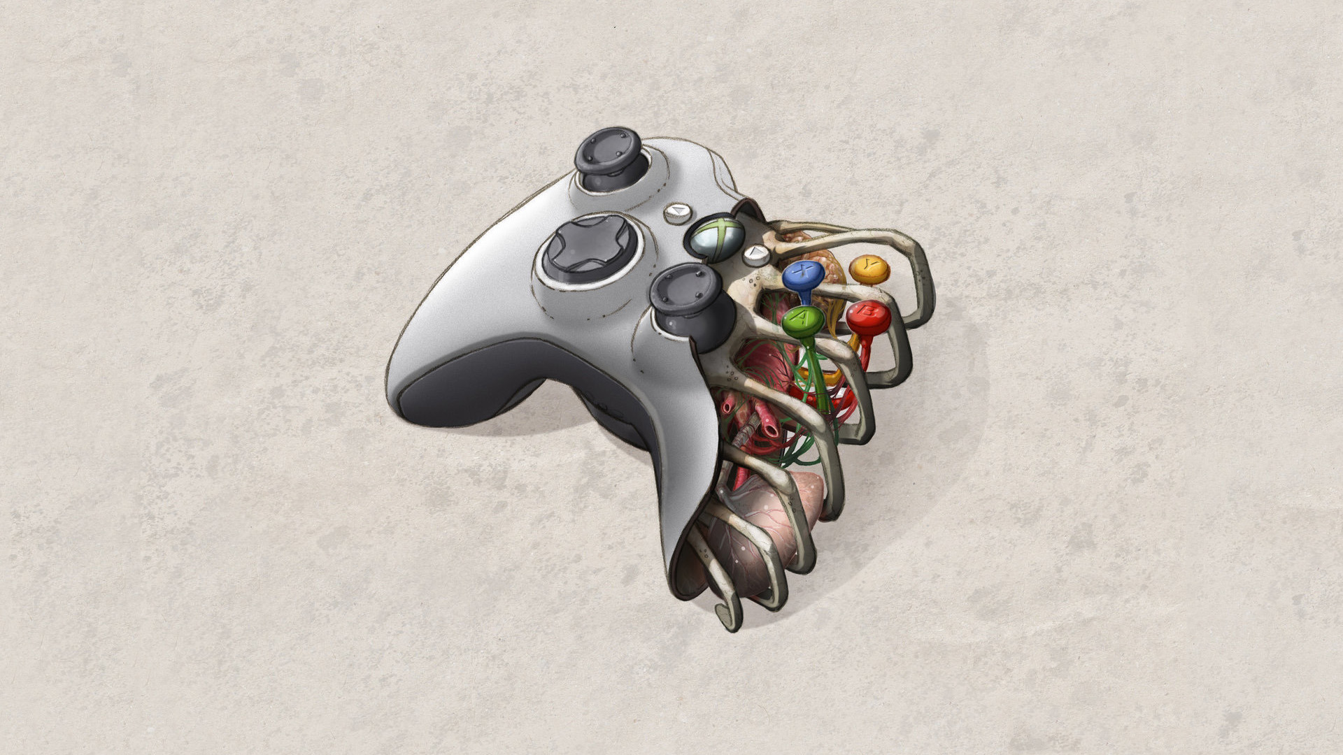 1920x1080 Xbox Controller Wallpaper - Xbox Controller Sketch