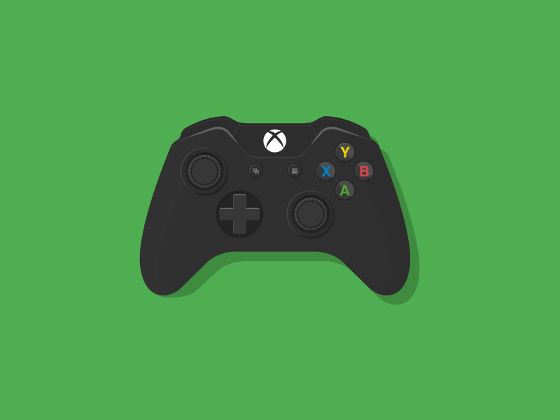 800x600 Xbox One Pad Sketch Freebie - Xbox One Controller Sketch