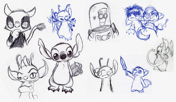 600x347 Xmas Sketches By Ovni The Ufo - Xmas Sketches