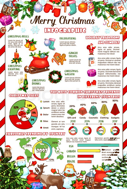 536x800 Christmas Holiday Gift And New Year Tradition Infographic. Xmas - Xmas Sketches
