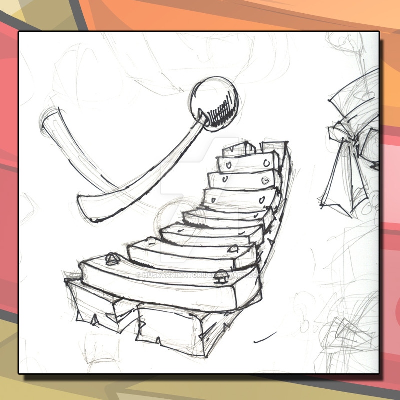 800x800 Husky Animator Xylophone Sketch By Huskyanimator - Xylophone Sketch