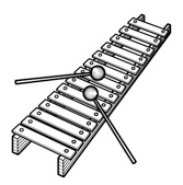 167x169 Midi Glockenspiel - Xylophone Sketch