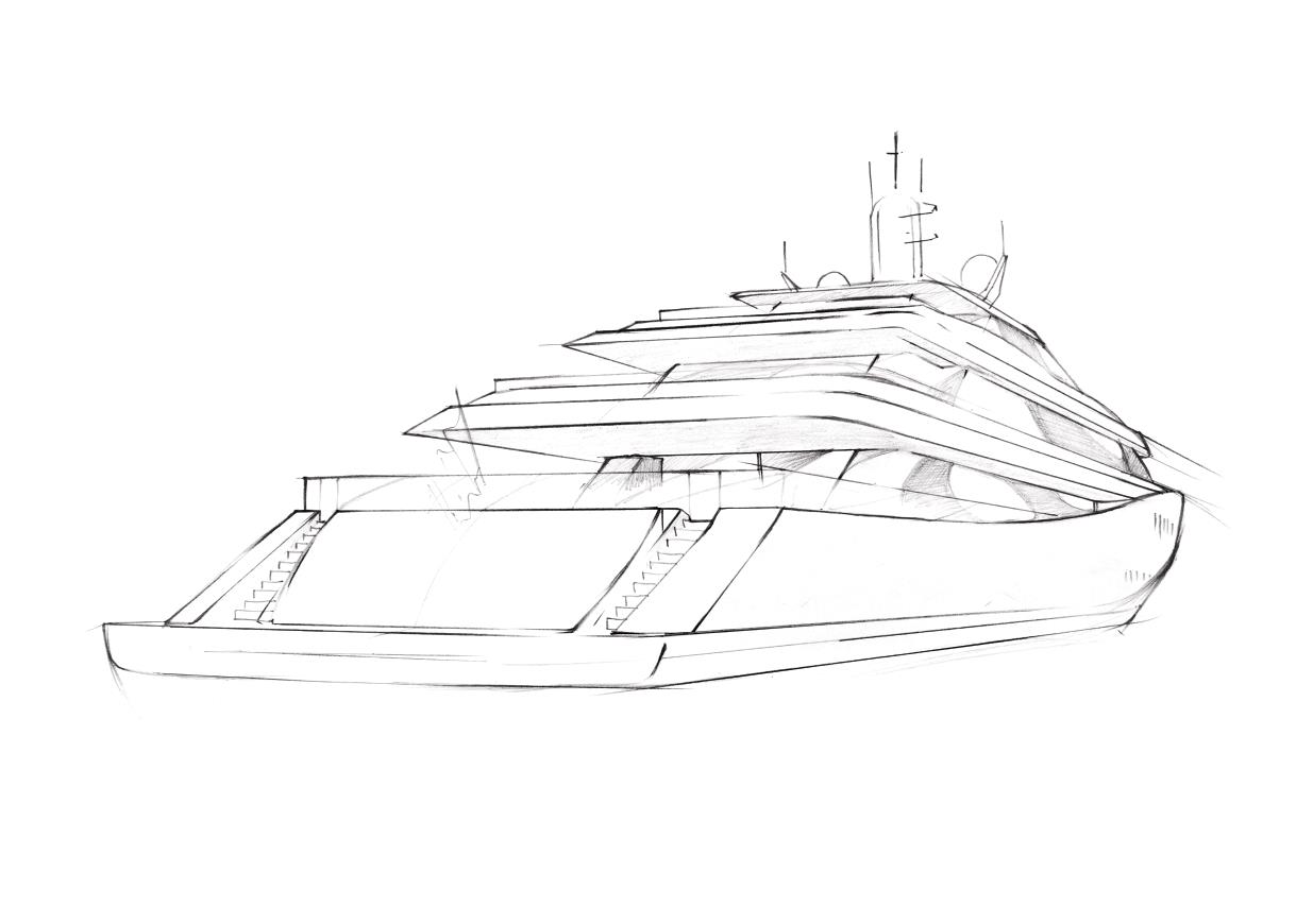 yacht design sketches