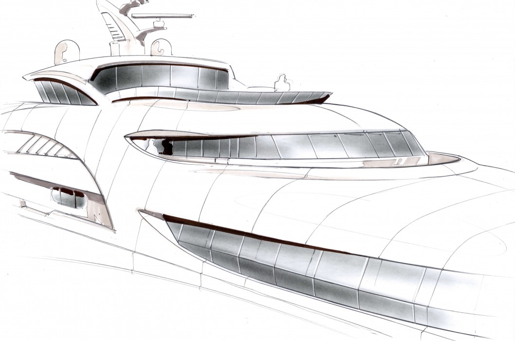 1058x700 About H2 - Yacht Sketch