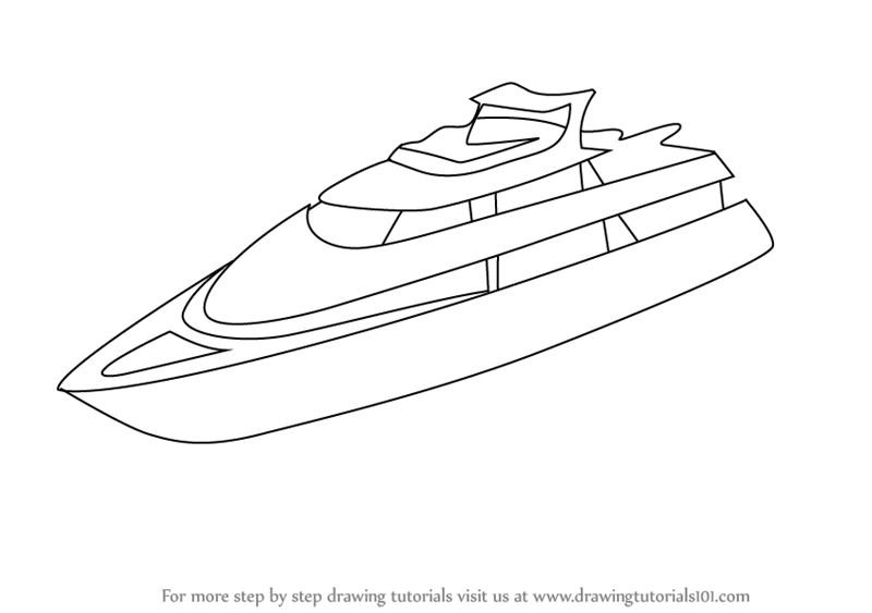 800x563 Yacht Sketch Drawing Skill - Yacht Sketch