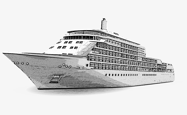 650x400 Cartoon Hand Painted Sketch Yacht, Cartoon Clipart, Cruise, Yacht - Yacht Sketch