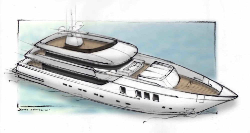 yacht design sketches