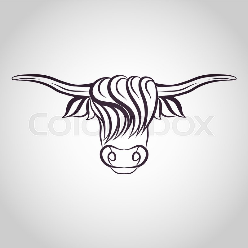 800x800 Yak Logo Vector Icon Illustrator Stock Vector Colourbox - Yak Sketch