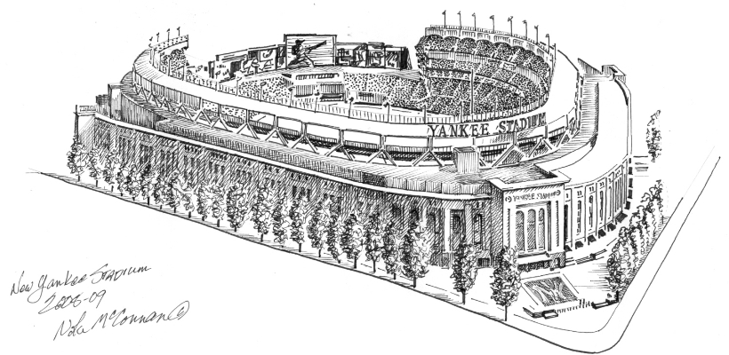 820x400 Merriweather Studio - Yankee Stadium Sketch