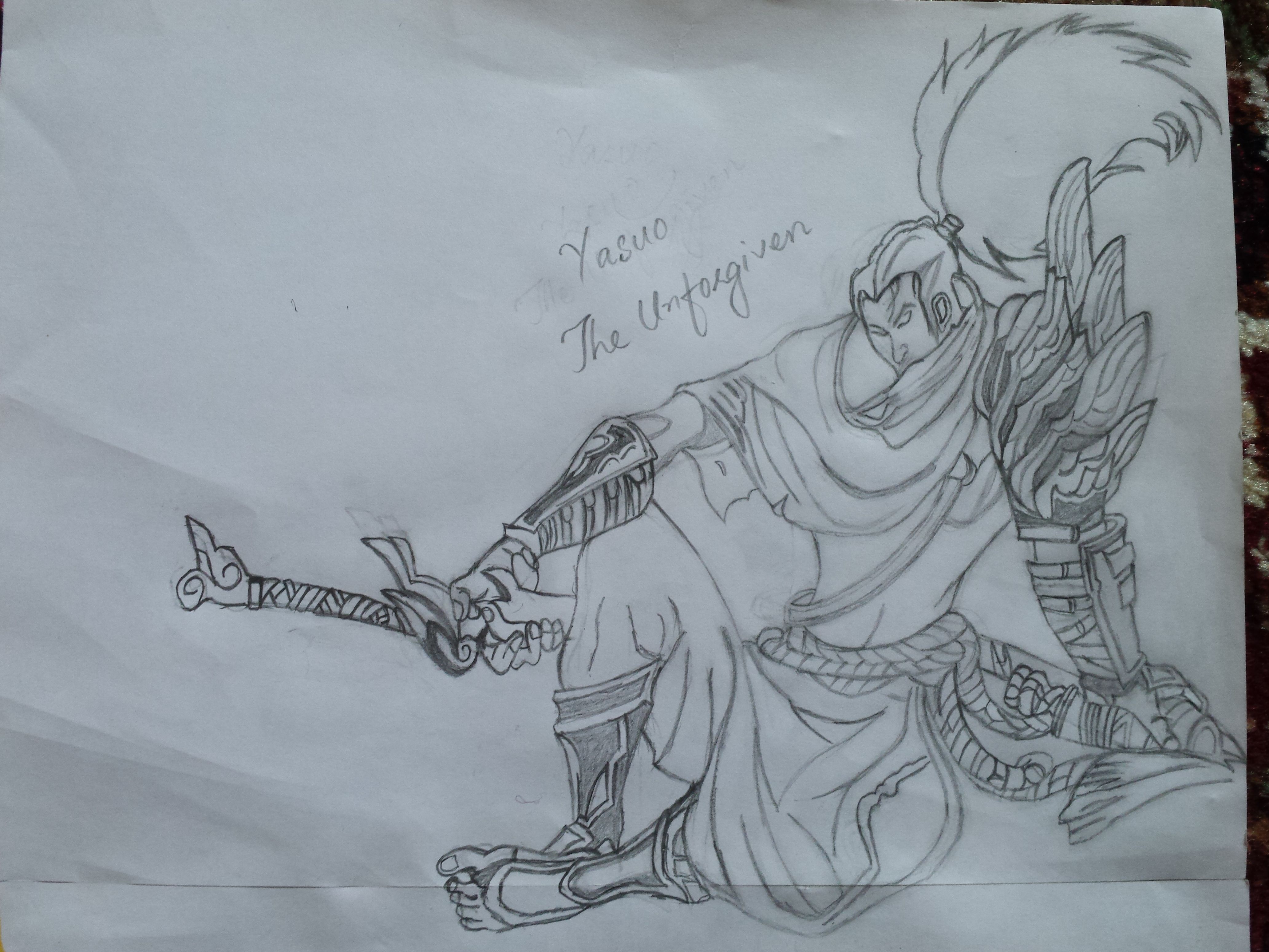 4128x3096 Yasuo - Yasuo Sketch