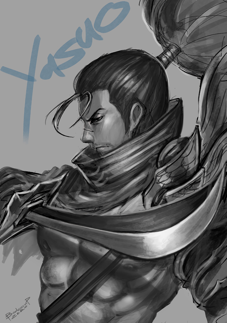 762x1080 Yasuo Lol Wallpapers - Yasuo Sketch