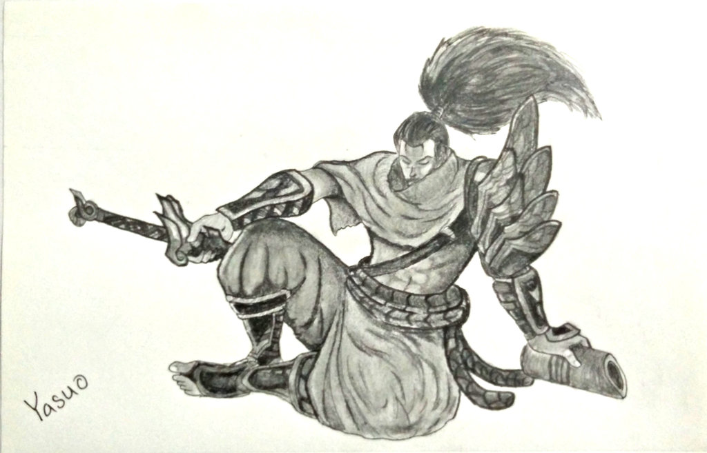 1024x657 Yasuo Sketch By Ahelectronics - Yasuo Sketch