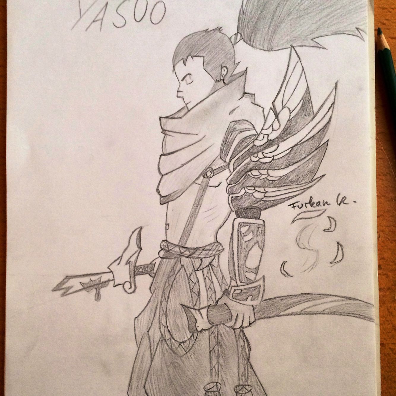 1334x1334 Yasuo Sketch Drawings Drawings And Sketches - Yasuo Sketch
