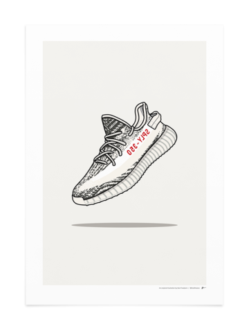 360x481 Yeezy Kickposters - Yeezy Boost Sketch