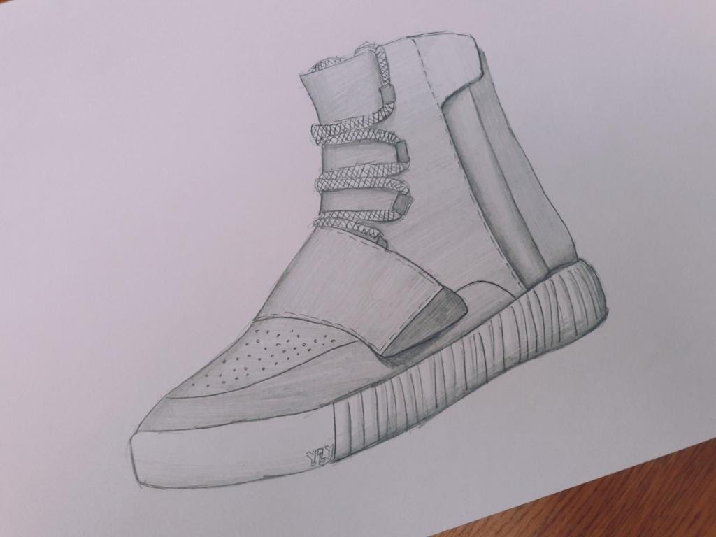 yeezy drawing easy