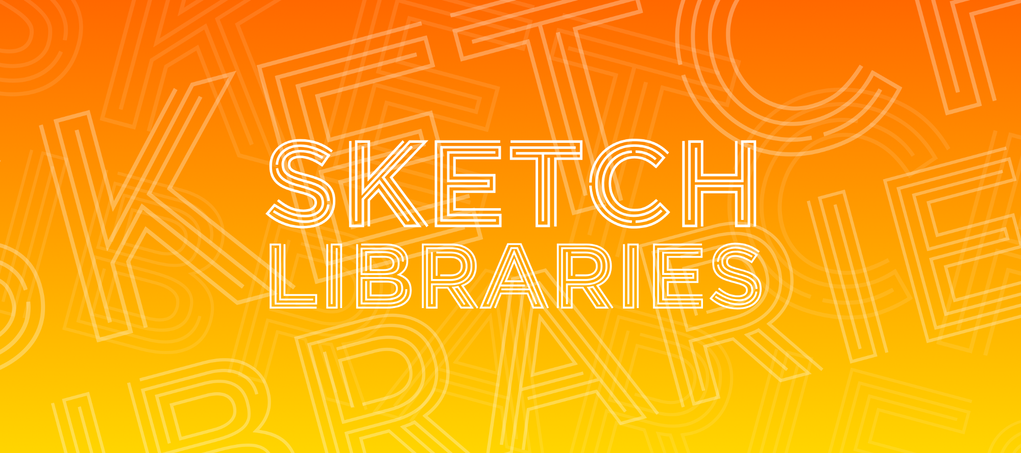 2000x888 Sketch Libraries How They Work, And The Crazy Stuff You Can Do - Yellow Sketch