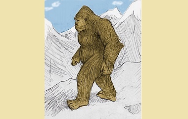 380x240 Yeti (Abominable Snowman) - Yeti Sketch