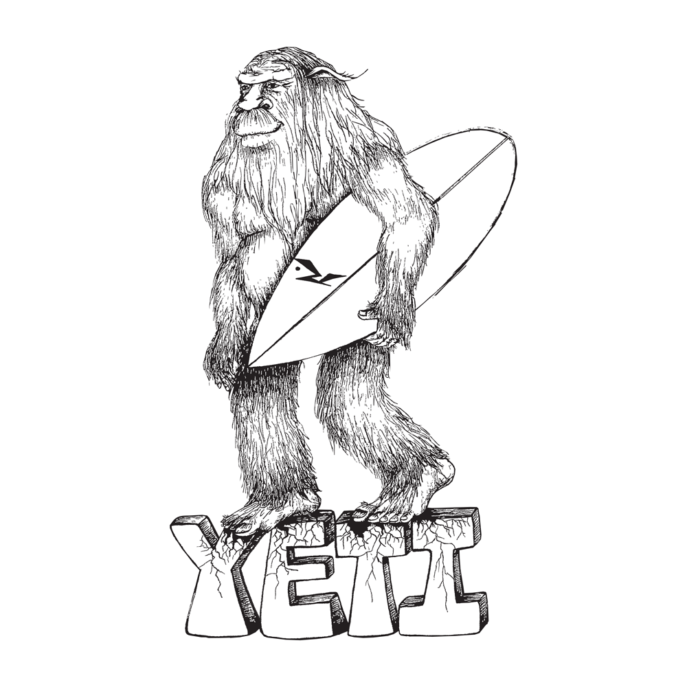 20+ New For Simple Yeti Drawing | Barnes Family