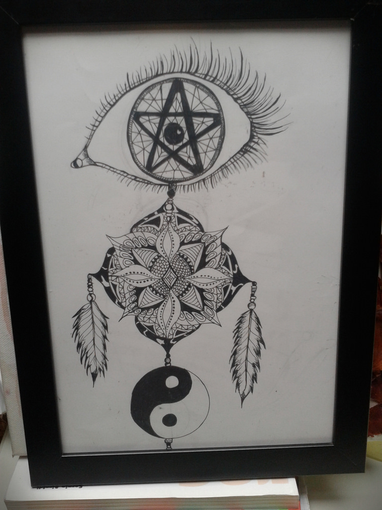 768x1024 I Think This Is A Sketch Of What My First Tattoo Might - Ying Yang Sketch