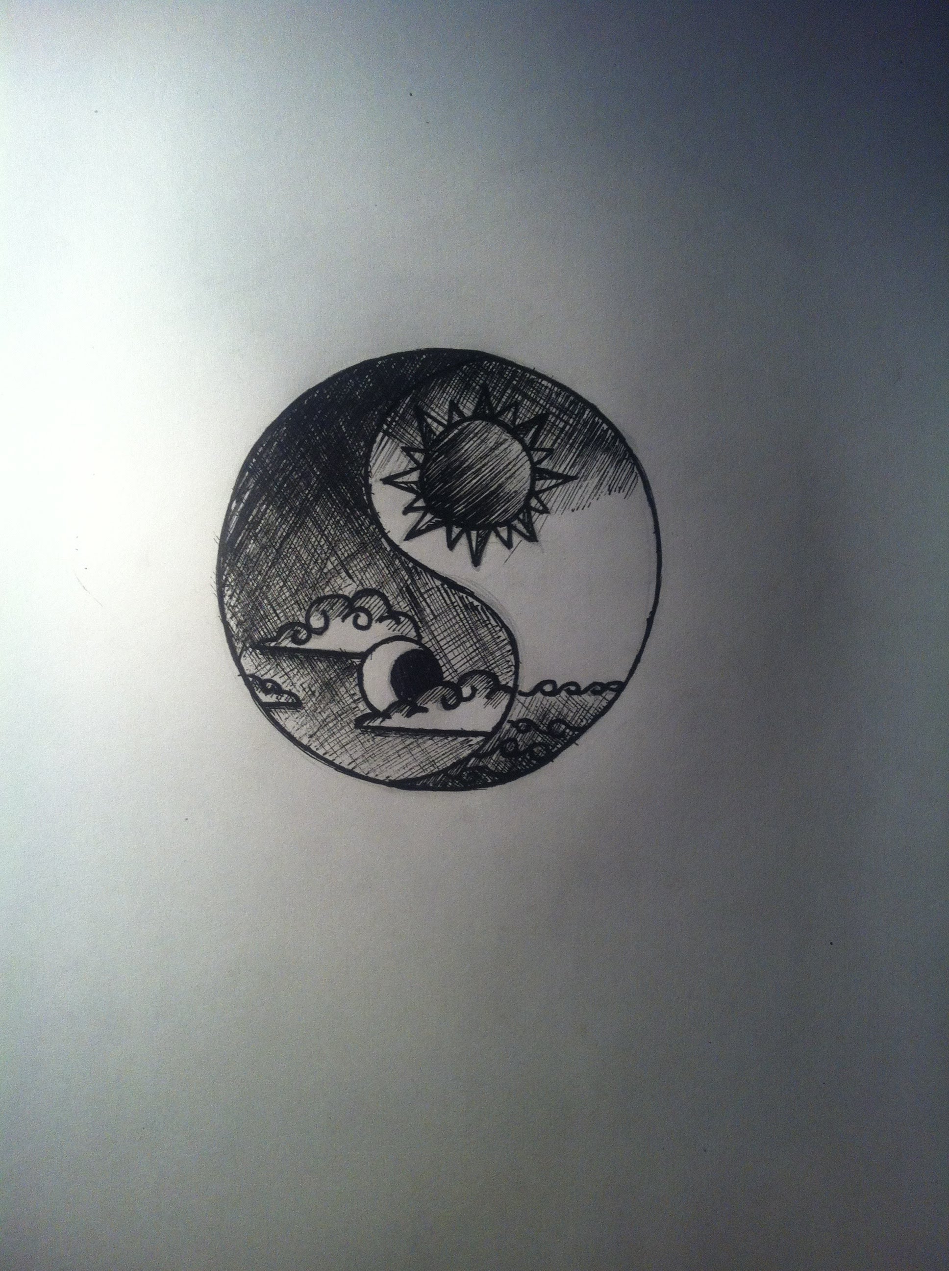 1936x2592 Yin Yang Drawing Tutorial - Ying Yang Sketch