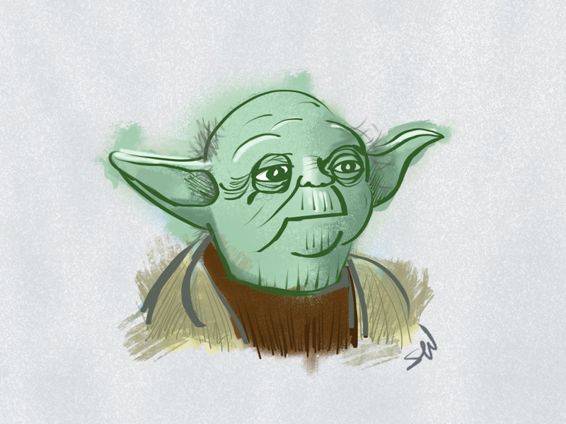 800x600 Yoda Sketch By Scott Williams - Yoda Sketch