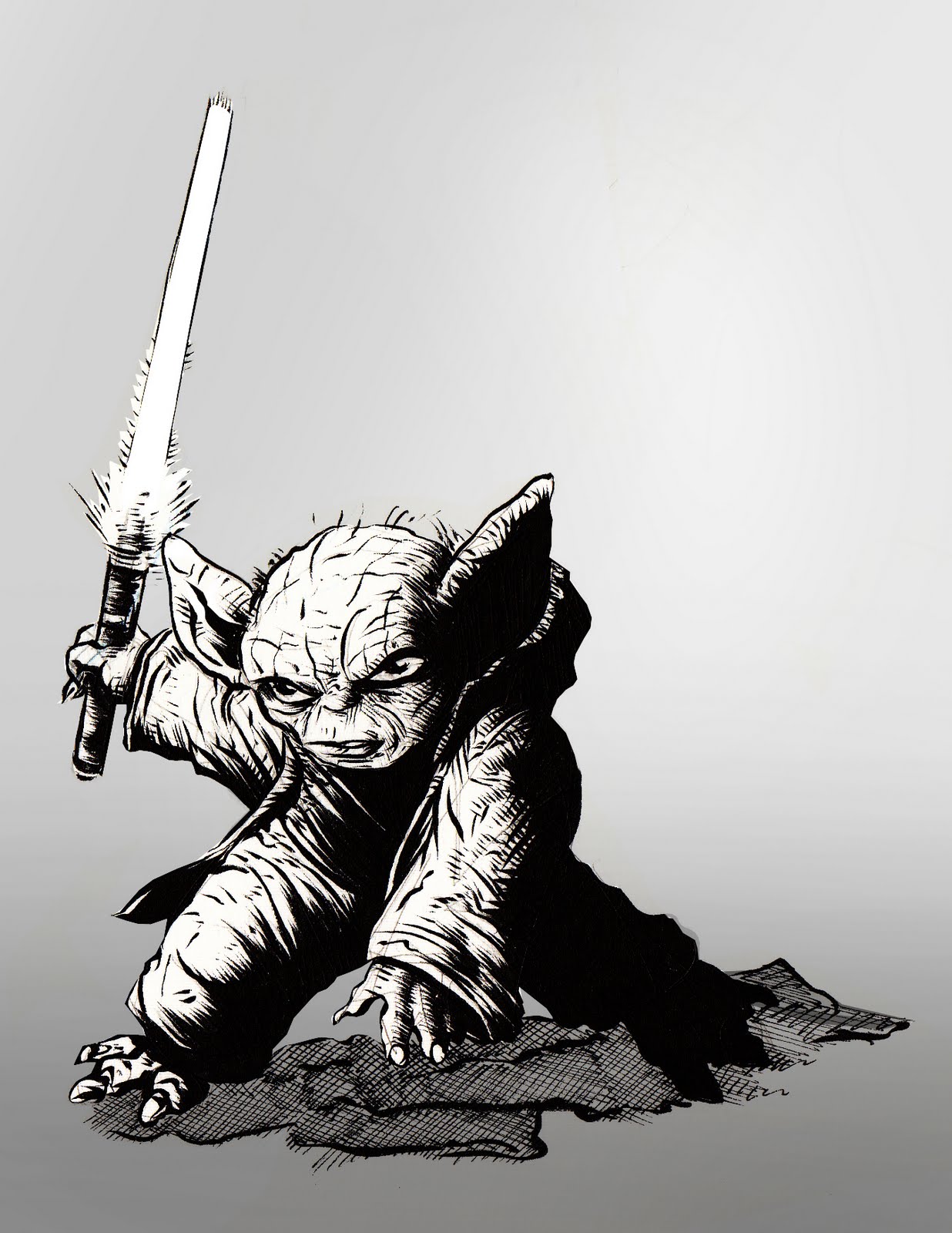 1236x1600 Pretty Good Blog Yoda Sketch 1 - Yoda Sketch