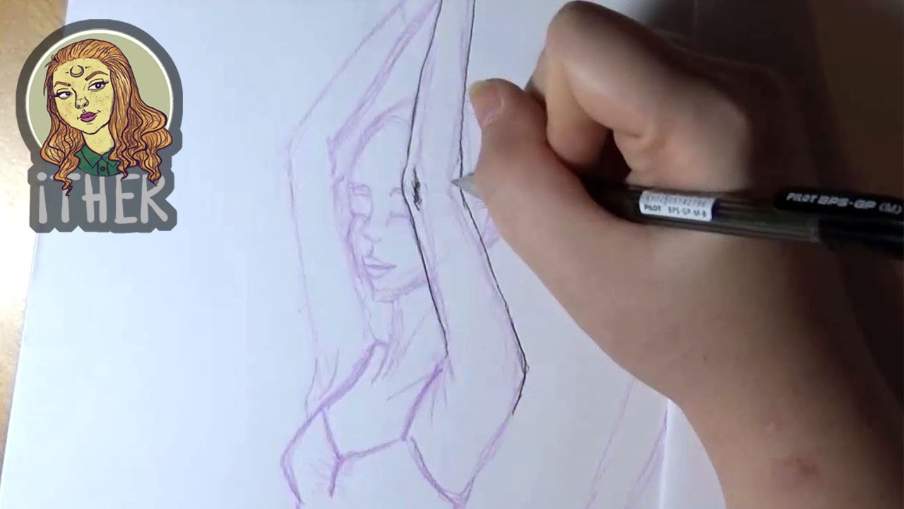 1280x720 Sketching Yoga Poses - Yoga Pose Sketch