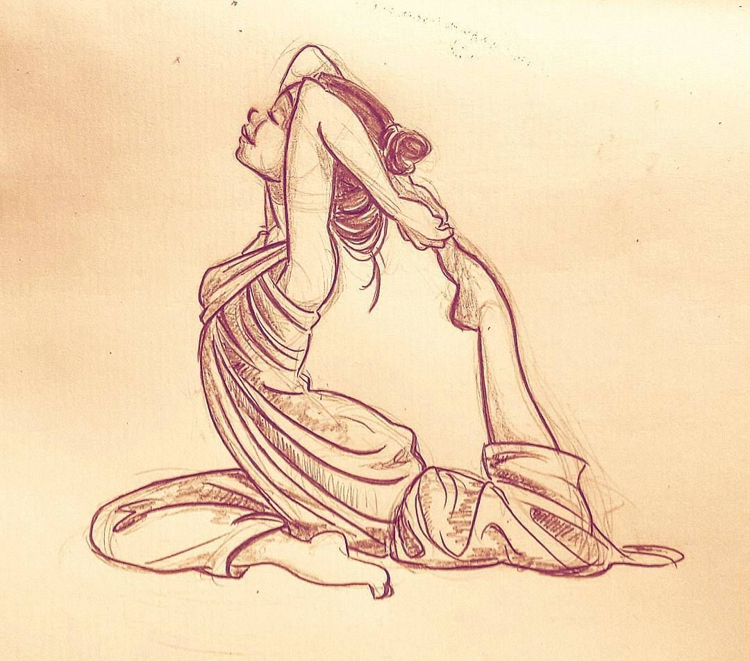 1080x951 Eautiful @katysainz Yoga Pose! Happy Commission! (I Make - Yoga Pose Sketch