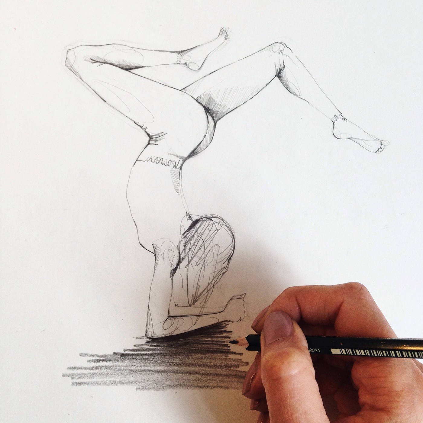 1400x1400 Yoga Sketches On Behance - Yoga Sketch