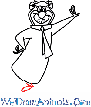 300x350 How To Draw Yogi Bear - Yogi Bear Sketch