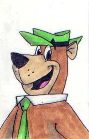 298x465 Yogi Bear Sketch Card By Mgette86 - Yogi Bear Sketch