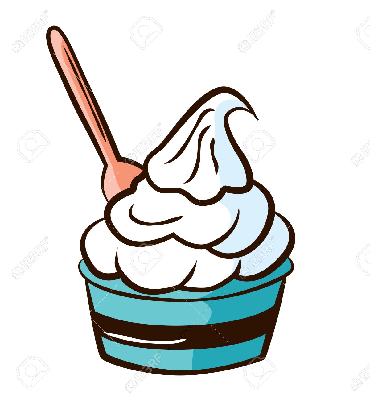 1200x1300 Yogurt Clipart Outline - Yogurt Sketch