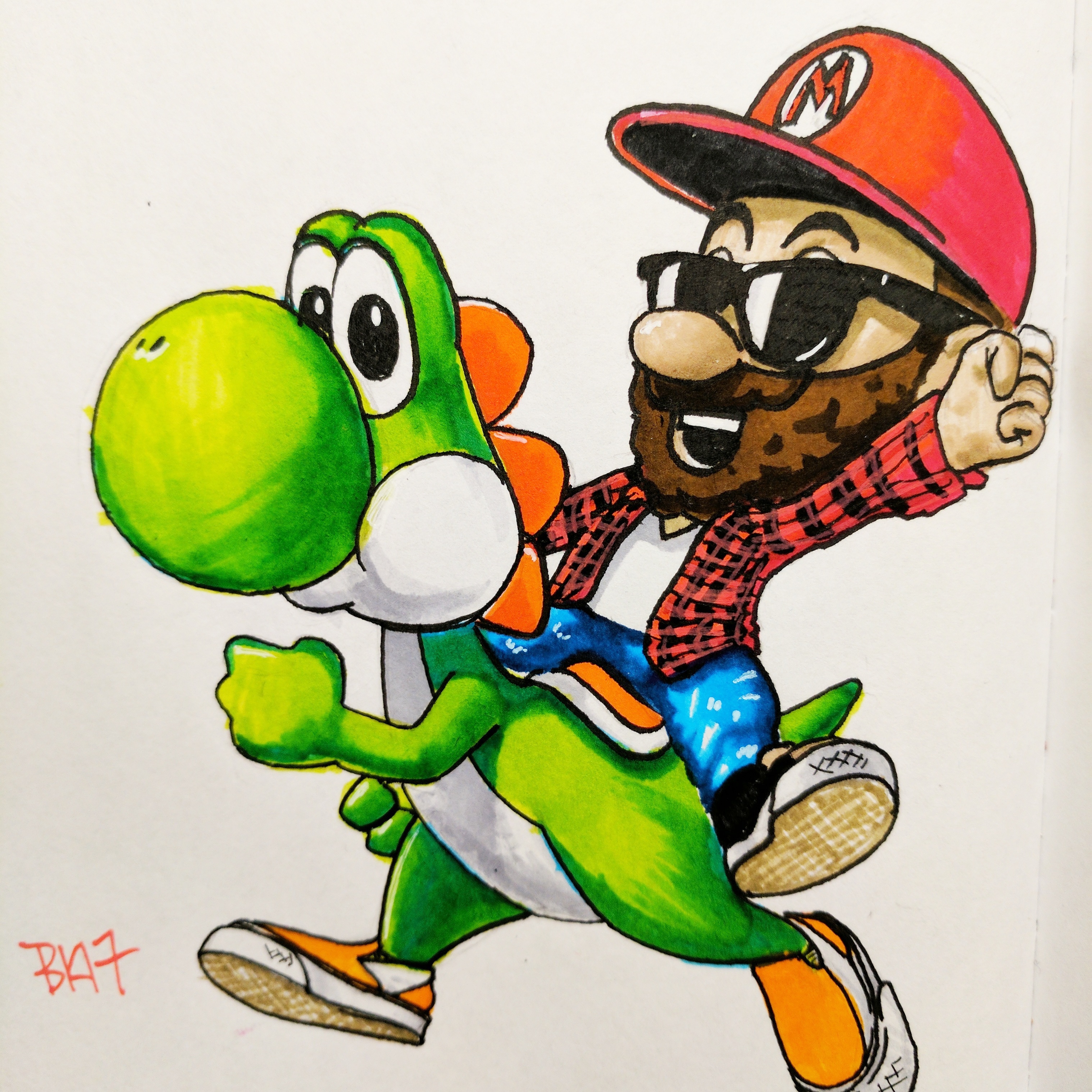 3036x3036 Sketch A Day Yoshi Bo Kristensen - Yoshi Sketch