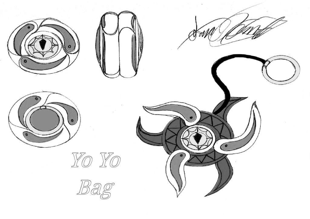 1024x725 Utweapon Entry Weapon Yo Yo Bag Rwby Amino - Yoyo Sketch