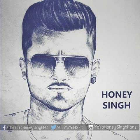 480x480 Yo Yo Honey Singh Fc On Twitter Pencil Sketch Of @asliyoyo Made - Yoyo Sketch